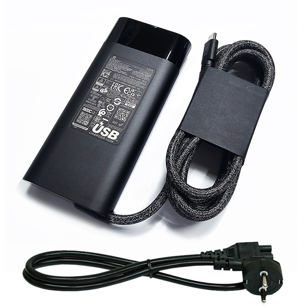 HP 100W C 타입 PD충전기 노트북 어댑터 TPN-CA31 전원케이블포함